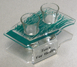 Wheatgrass Shot Serving Tray